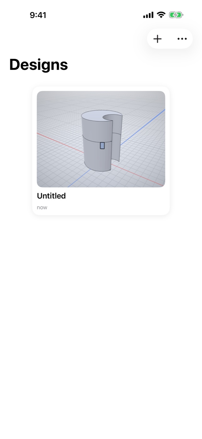 OpenShape3D on iPhone — project gallery